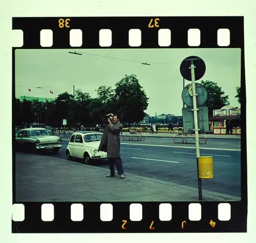 6x Original Fab-Dia 4x3,5cm - Hansestadt Hamburg  - auch Umgebung 1950er