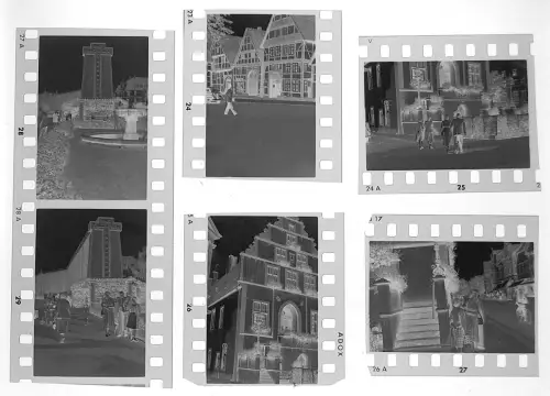 12x Orig. Negativ 4x3,5cm - Bad Salzuflen Lippe Detmold 1938 Stadtansichten u.a.