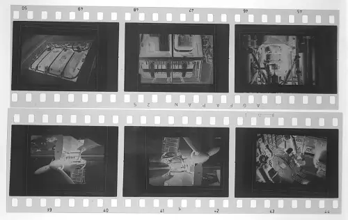 6x Negativ 4x3,5cm  Flugzeug Blohm & Voss BV 222 Wiking - Technik u.a. Ansichten