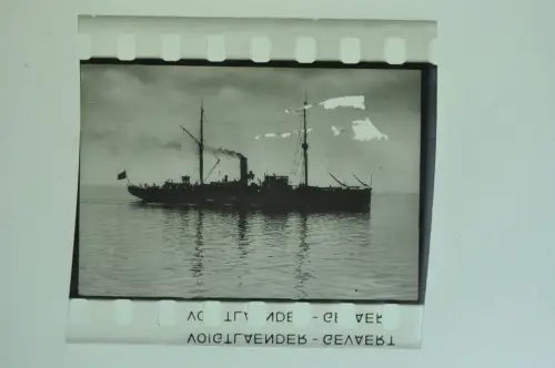 Orig. Dia 4x3,5cm - Schiff der Kaiserlichen Marine - und Kriegsmarine 1930er