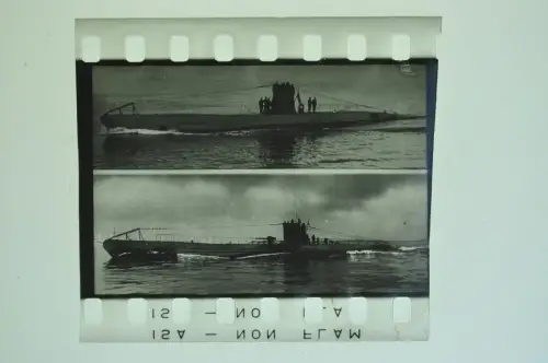 Orig. Dia 4x3,5cm - U-Boot Unterseeboot Kaiserliche Kriegsmarine