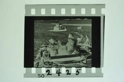 Negativ 4x3,5cm - Panzer Tank Soldaten - 1944-45 WK2