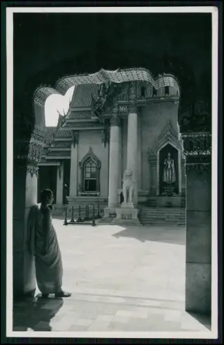 7x Pressefoto ca.17x12cm - Bangkok Thailand Wat Benchamabophit Tempel und andere