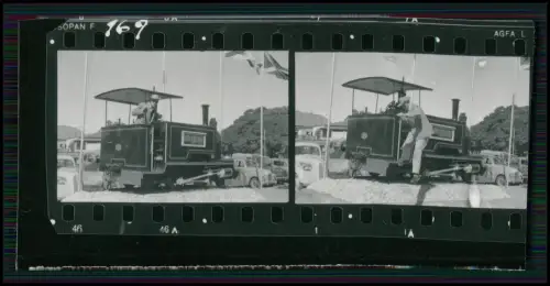 2x - Südafrika Walvisbaai 2 4 2T Lokomotive - Foto Kontaktabzug 4x3 5cm