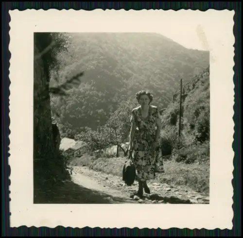 6x Foto Reise mit Motorrad 1950er Jahre zur Aggertalsperre und andere