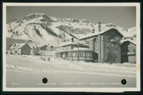 14x Foto  Reise Winter 1937 Arabba Livinallongo del Col di Lana Belluno Venetien