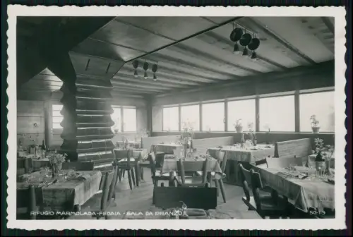 4x Foto AK - Winter 1937 - Marmolada Fedaia Rifugio - Italien Dolomiten Südtirol