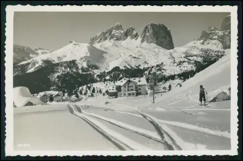 3x Foto AK - Gebiet am Passo Pordoi Dolomiten Venetien Trentino Südtirol 1937