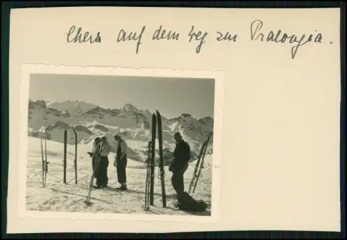15x Foto - Gebiet bei Arabba Winter Dolomiten Italien 1937 Familie aus Hamburg