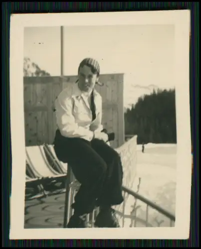 19x Foto - Gebiet bei Arabba Winter Dolomiten Italien 1937 Familie aus Hamburg
