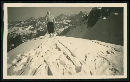 19x Foto - Gebiet bei Arabba Winter Dolomiten Italien 1937 Familie aus Hamburg