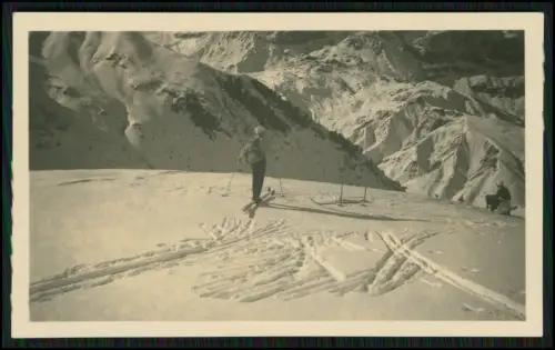 19x Foto - Gebiet bei Arabba Winter Dolomiten Italien 1937 Familie aus Hamburg