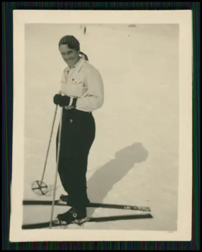 19x Foto - Gebiet bei Arabba Winter Dolomiten Italien 1937 Familie aus Hamburg