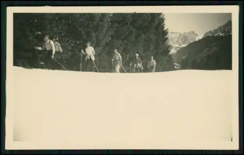 11x Foto - Gebiet bei Arabba Winter Dolomiten Italien 1937 Familie aus Hamburg