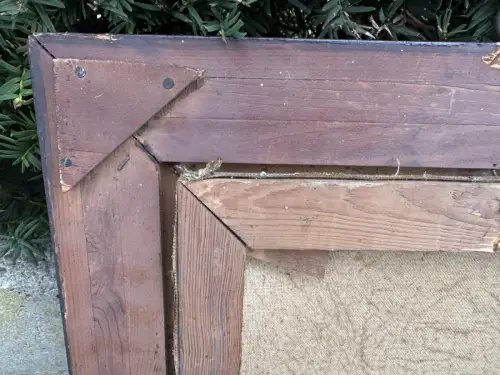 Marine Ölbild Segelschiff Szene um 1900 signiert Öl auf Leinen Original 54x43 cm