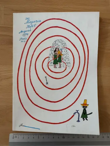 DDR Monatsheft - Das Magazin Heft 8 August 1974 - Kultur Kunst Unterhaltung