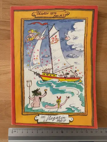 DDR Monatsheft - Das Magazin Heft 10 Oktober 1974 - Kultur Kunst Unterhaltung