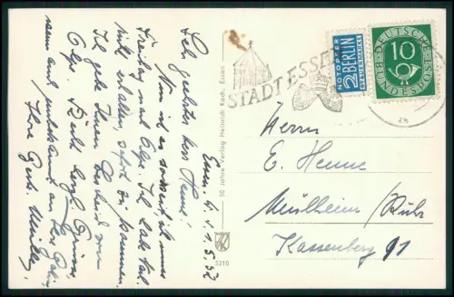 3x AK - Essen Villa Hügel - Wohnsitzes der Familie Krupp - mit Umgebung