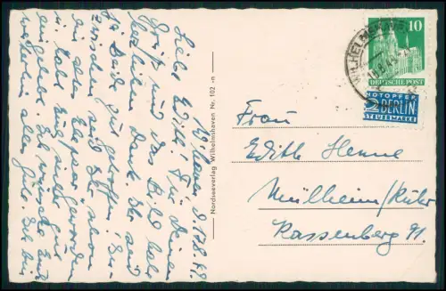 AK - Wilhelmshaven Nordsee - Strandhäusern Badestrand Promenade - Sommerbetrieb