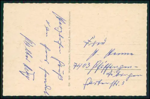 AK - Bevern Weserbergland - Schloss Kirche Ortseingang Weser - koloriert Karte