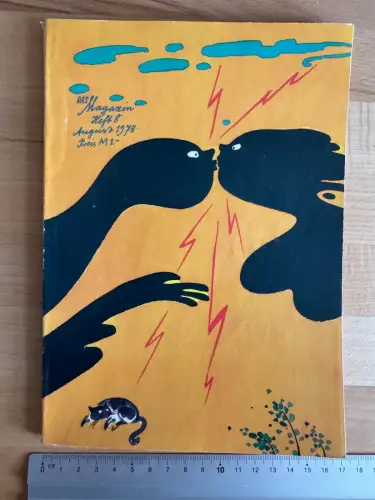 DDR Monatsheft - Das Magazin Heft 8 August 1975 - Kultur Kunst Unterhaltung