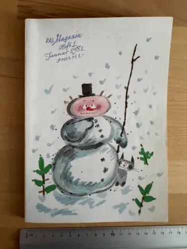 DDR Monatsheft - Das Magazin Heft 1 Januar 1981 - Kultur Kunst Unterhaltung