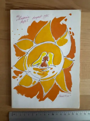 DDR Monatsheft - Das Magazin Heft 8 August 1985 - Kultur Kunst Unterhaltung