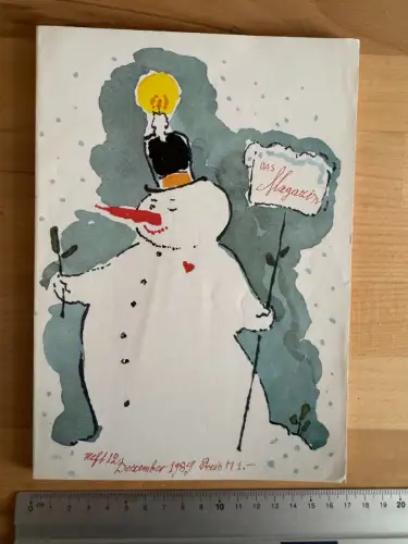 DDR Monatsheft - Das Magazin Heft 12 Dezember 1989 - Kultur Kunst Unterhaltung