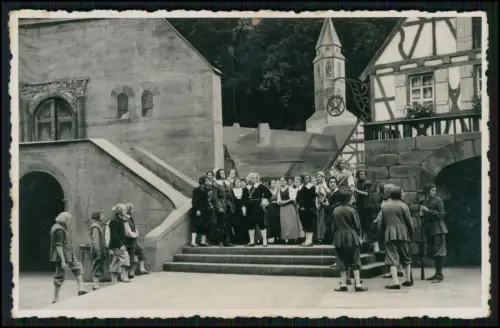 Foto AK  Reutlingen Naturtheater 1940 Bühne - Ensemble Die Weiber von Schorndorf