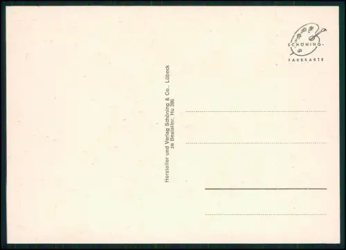 4x AK - Nordsee Husum Landkarte Halbinsel Eiderstedt und Kutsche im Wattenmeer