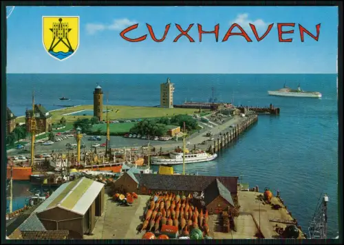 11x AK - Cuxhaven Nordseeheilbad Ansichten Schiffe Strand und andere