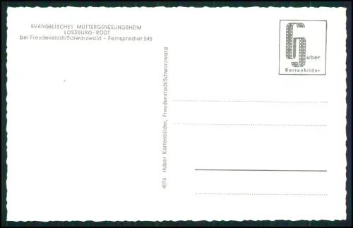 7x AK - Loßburg-Rodt Schwarzwald - Evangelisches Müttergenesungsheim - Ansichten