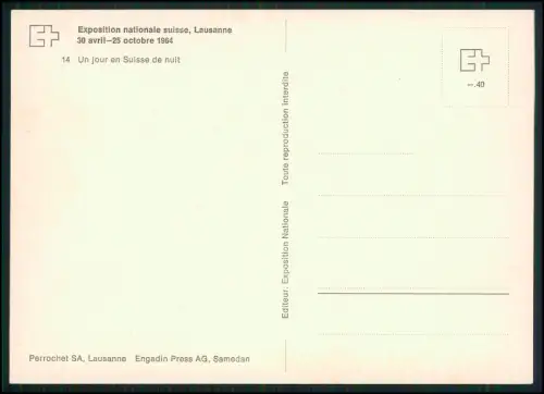 12x AK - Lausanne, Exposition nationale suisse 1964 und andere Schweiz Ansichten