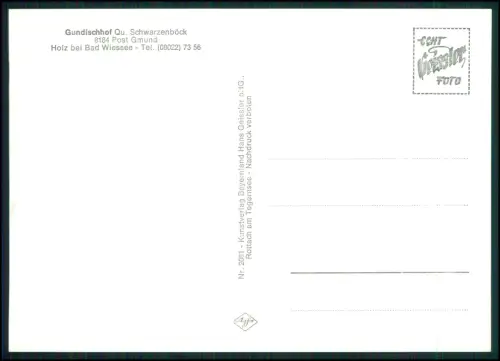 5x AK - Gasthof Holz bei Bad Wiessee - Rottach Egern - Spitzingsee - Tegernsee