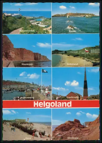 4x AK - Insel Helgoland - diverse Ansichten