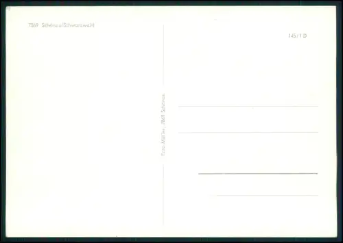 3x AK - Schönau im Schwarzwald beheiztes Schwimmbad - und andere vom Ort