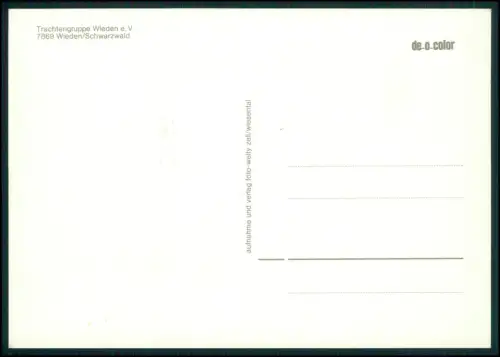 3x AK - Wieden im Schwarzwald - Lkr. Lörrach - Trachtengruppe und andere vom Ort