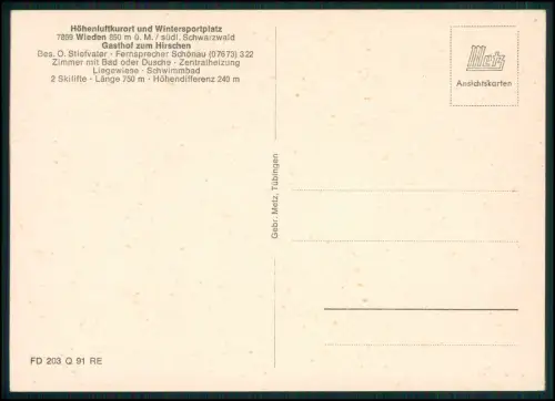3x AK - Wieden im Schwarzwald - Lkr. Lörrach - Trachtengruppe und andere vom Ort