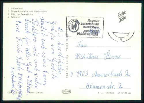 AK - Görlitz Sachsen - Untermarkt Struve Apotheke Peterskirche Schönhof Altstadt