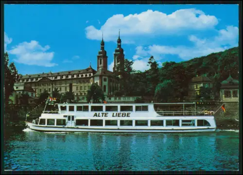 AK - Zell am Main - Kloster Oberzell - Ausflugsschiff Alte Liebe - Mainfahrt