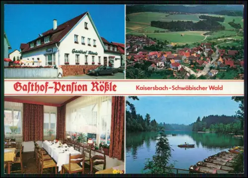 AK - Kaisersbach Schwäbischer Wald - Rössle Gasthof Pension - Ebnisee Seenidylle