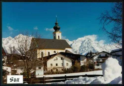 10x Foto - Söll in Tirol, Österreich Ski-Welt Kaisertal Brixental Wanderparadies