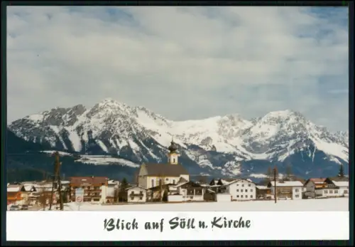 10x Foto - Söll in Tirol, Österreich Ski-Welt Kaisertal Brixental Wanderparadies