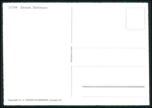 10x AK - Ansichtskarte Postkarte - Zermatt - Kanton Wallis Schweiz