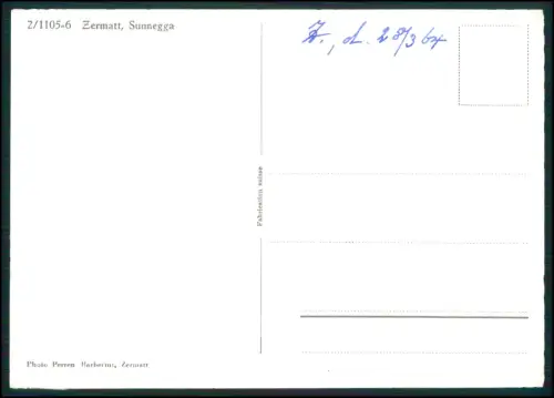 10x AK - Ansichtskarte Postkarte - Zermatt - Kanton Wallis Schweiz