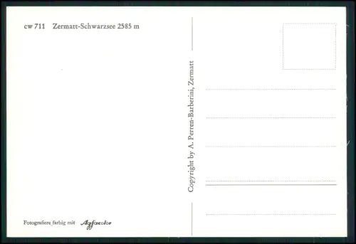 10x AK - Ansichtskarte Postkarte - Zermatt - Kanton Wallis Schweiz