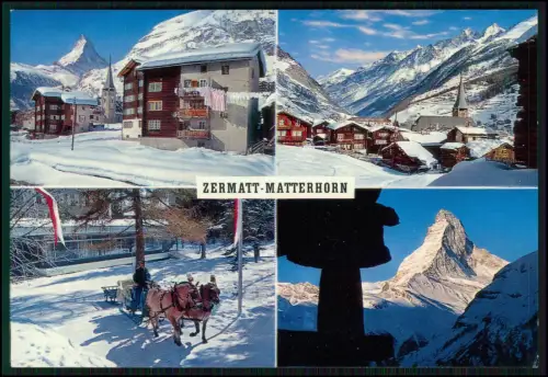 10x AK - Ansichtskarte Postkarte - Zermatt - Kanton Wallis Schweiz