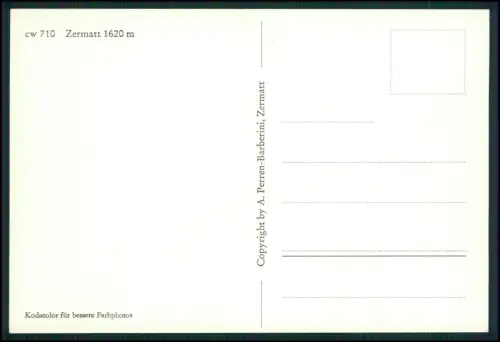 10x AK - Ansichtskarte Postkarte - Zermatt - Kanton Wallis Schweiz