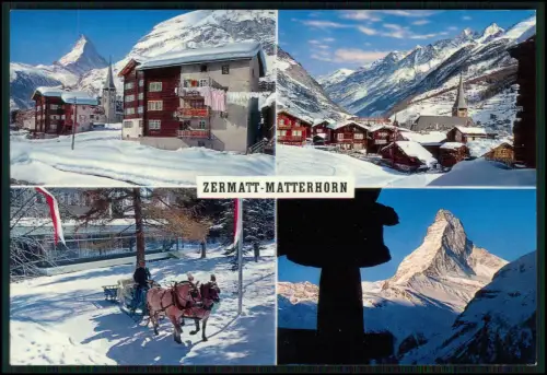 10x AK - Ansichtskarte Postkarte - Zermatt - Kanton Wallis Schweiz