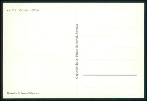 10x AK - Ansichtskarte Postkarte - Zermatt - Kanton Wallis Schweiz